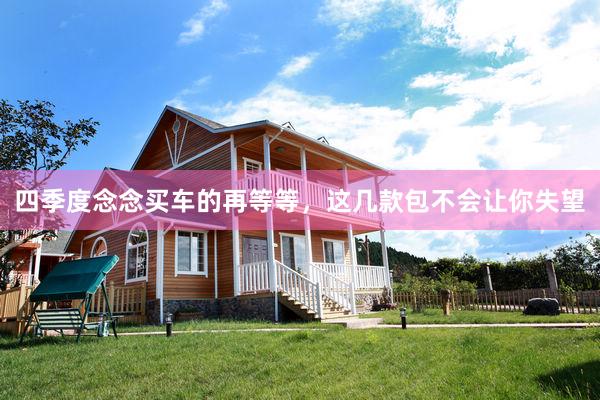 四季度念念买车的再等等，这几款包不会让你失望